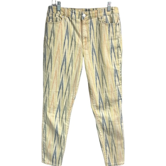 Loft Curvy Skinny Printed Jeans - Picture 2 of 7